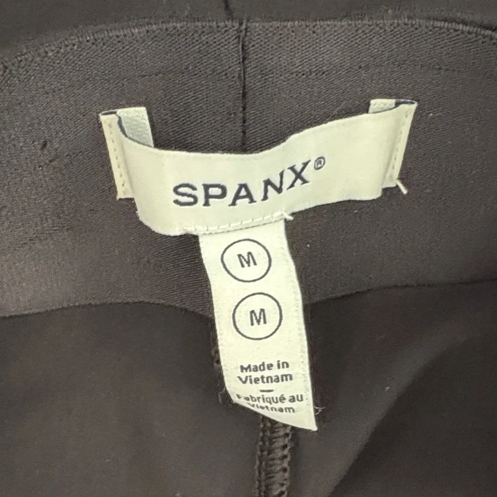 SPANX Black Ponte Micro Flare Women's Pants - Picture 9 of 9